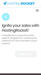 Mobile Screenshot of hostingrocket.com